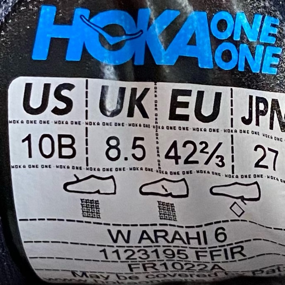 🛑SOLD🛑   Hoka One One running shoes Arahi 6 women size 10 b - Picture 10 of 12